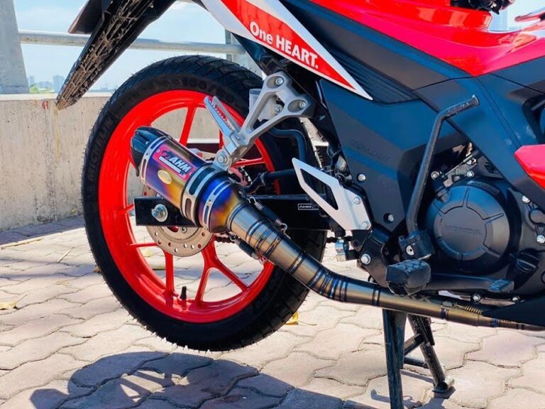 SATRIA FI ĐỘ KIỂNG, KẾT HỢP LÊN FULL PÔ XĂNG LỬA
